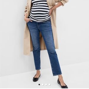 Maternity True Waistband Full Panel Vintage Slim Jeans